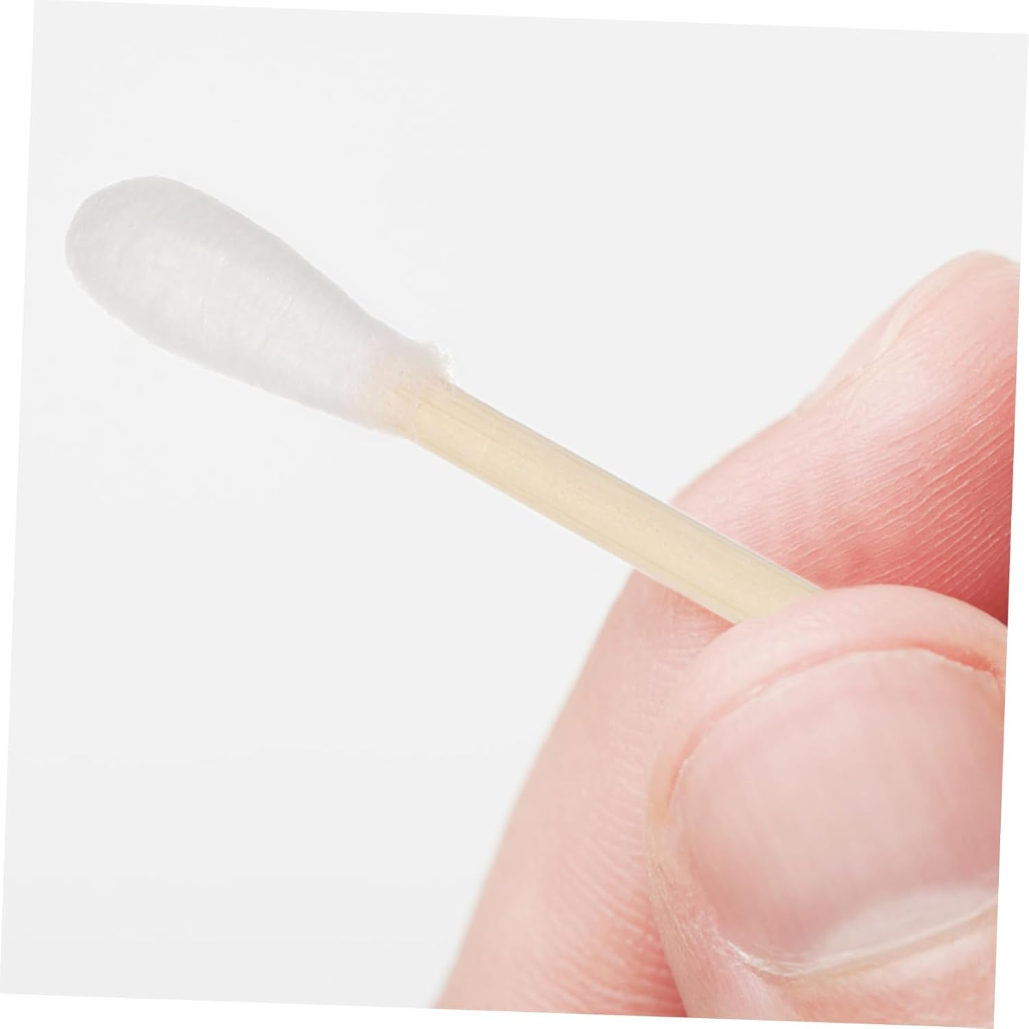 GARVALON 100Pcs Cotton Tips Makeup Cotton Swabs for Ear Cleaning Applicator Sticks Travel Kit image number 2