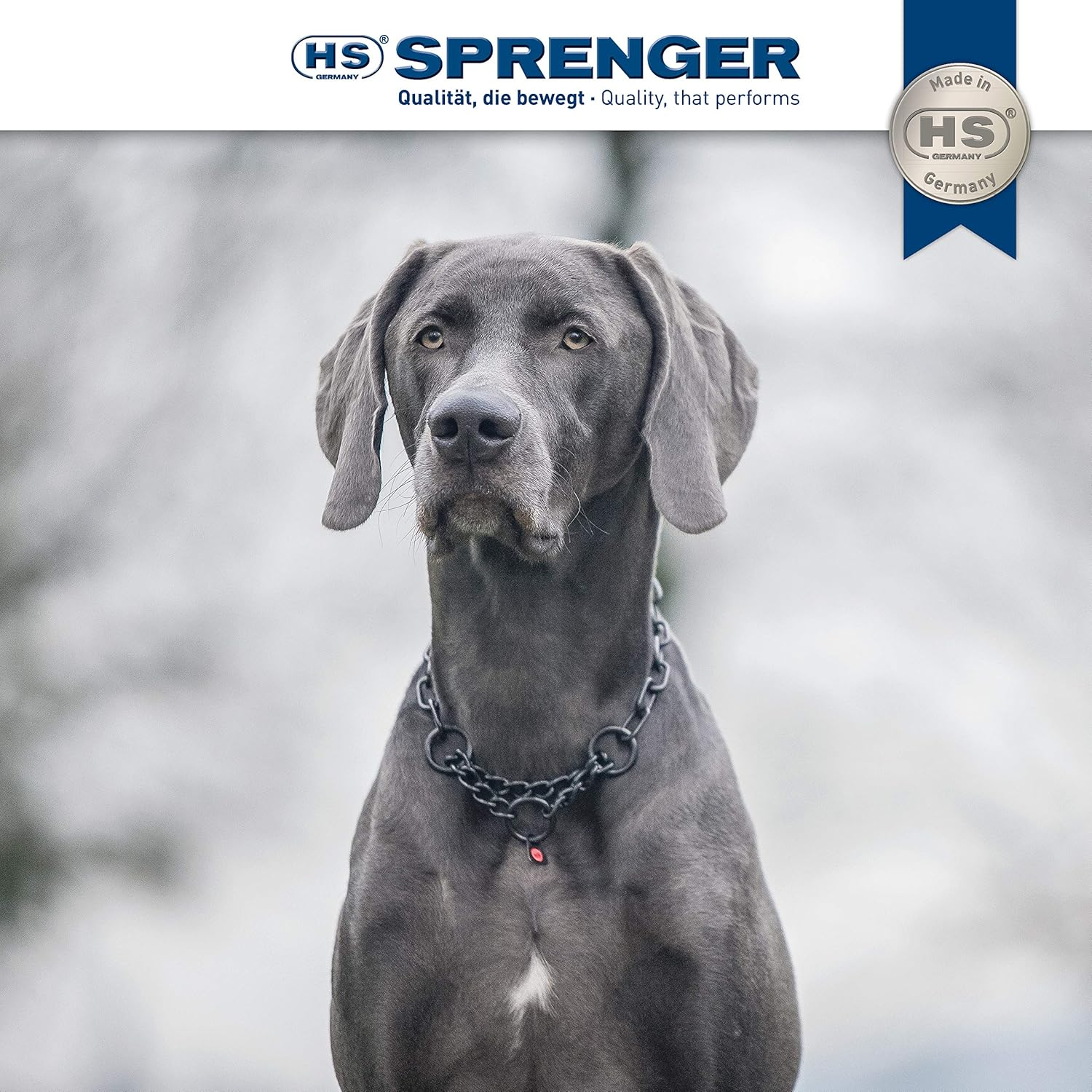 Herm Sprenger &ndash; Black Stainless Steel Fur Saver Dog Collar &ndash; Medium Link &ndash; Professional Training Collar &ndash; Assembly Chain &ndash; Correction Slip Chain &ndash; Made in Germany (22 Inches (55 Cm)) image number 4