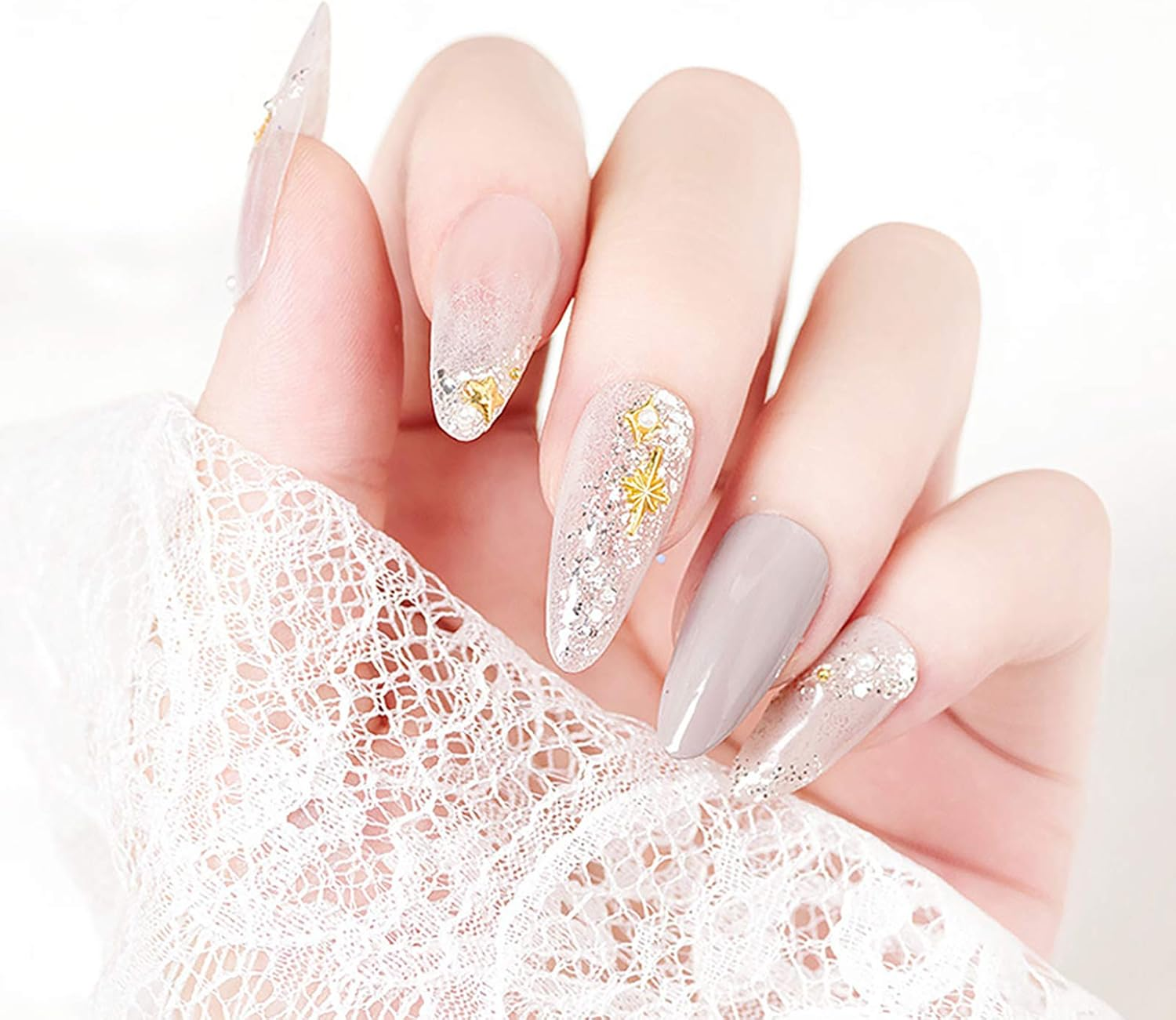 3 Boxes Sparkle Sequins Cellophane Shards Card Making for Slime Bright Powder image number 2