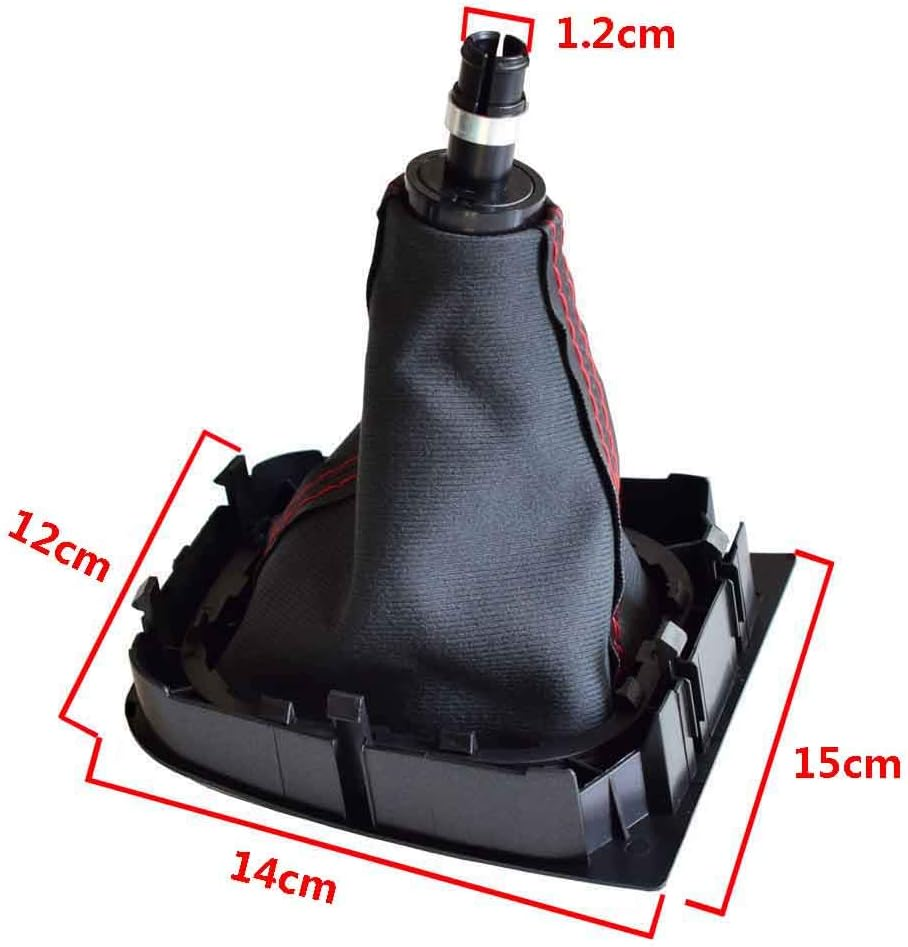 Malcayang 6 Speed Gear Shift Knobs Boot Cover for Golf MK5 MK6 MK7 Scirroco Eos image number 4