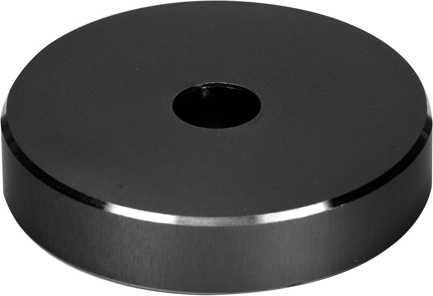 Record Turntable Adapter, 45 RPM Adapter for Most Big Hole Records Turntable, Record Dome Adapter, Made of All Aluminum, Silver/Golden/Black(Black) image number 2