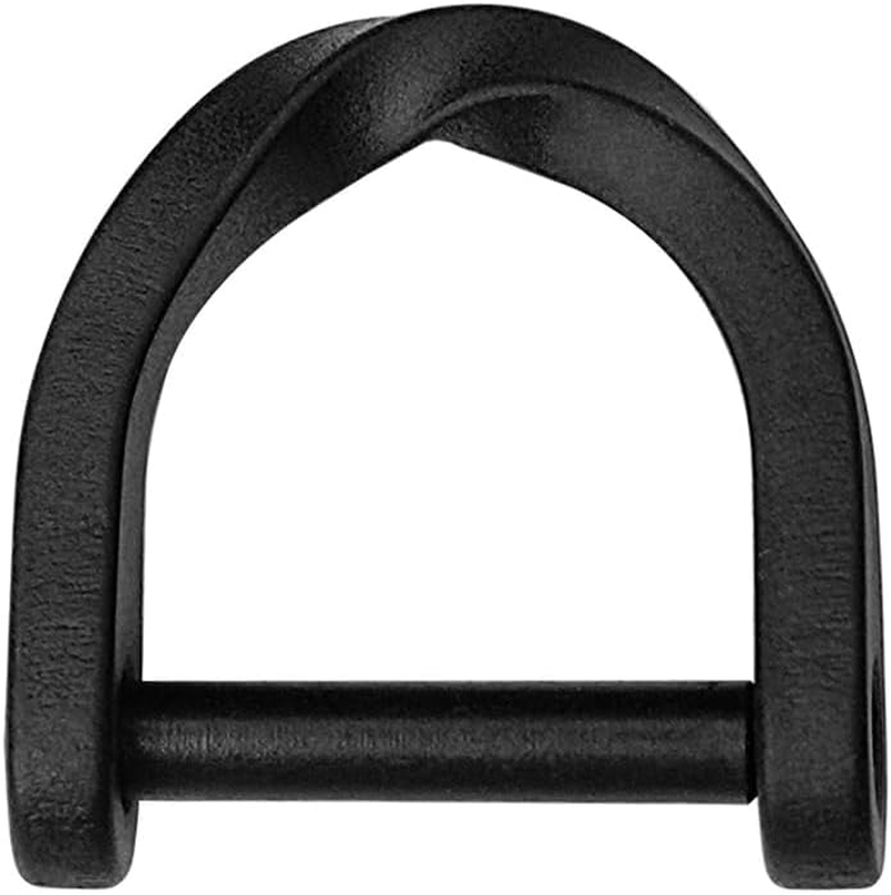 Titanium U Shape D Rings, Screw Shackle Keychain Rings for Car Keys, Horseshoe Keyring