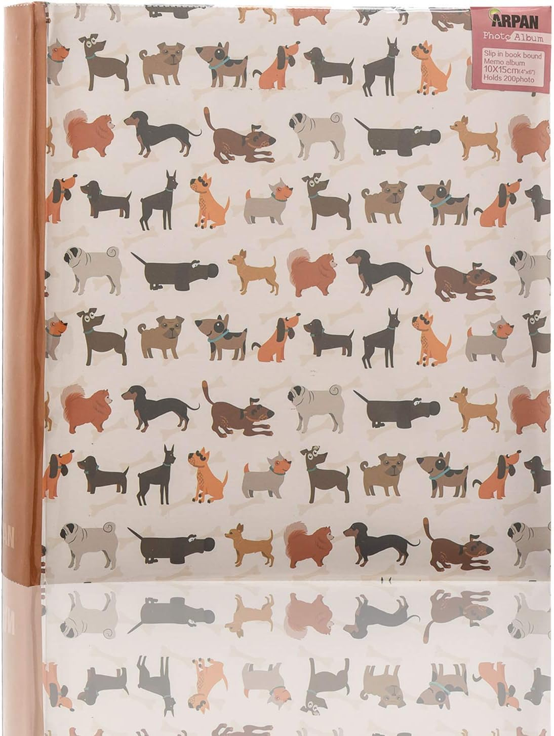 Cute Dog Photo Album Slip in Case Memo Album 6X4'' for 200 Photos by Arpan image number 4