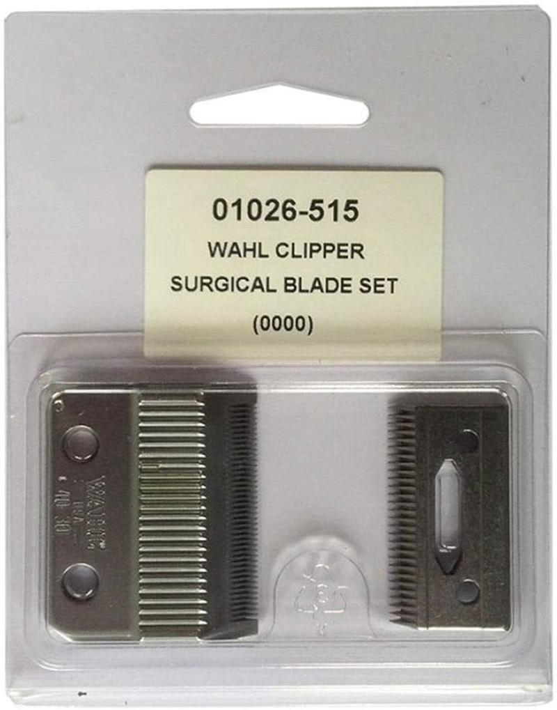 Wahl Professional Animal #40-30 Surgical Blade U Clip, Deluxe U Clip, Pro Ion, Show Pro Plus, and Iron Horse Adjustable Blade Pet, Dog, and Horse Clippers (#1026-400), Silver image number 1
