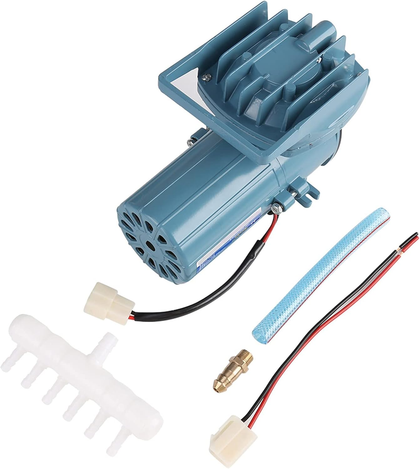 Aquarium Air Pump, DC 12V 35W Air Pump Aerator for Fish Pond Aquaculture Aquarium Accessory Tool image number 1