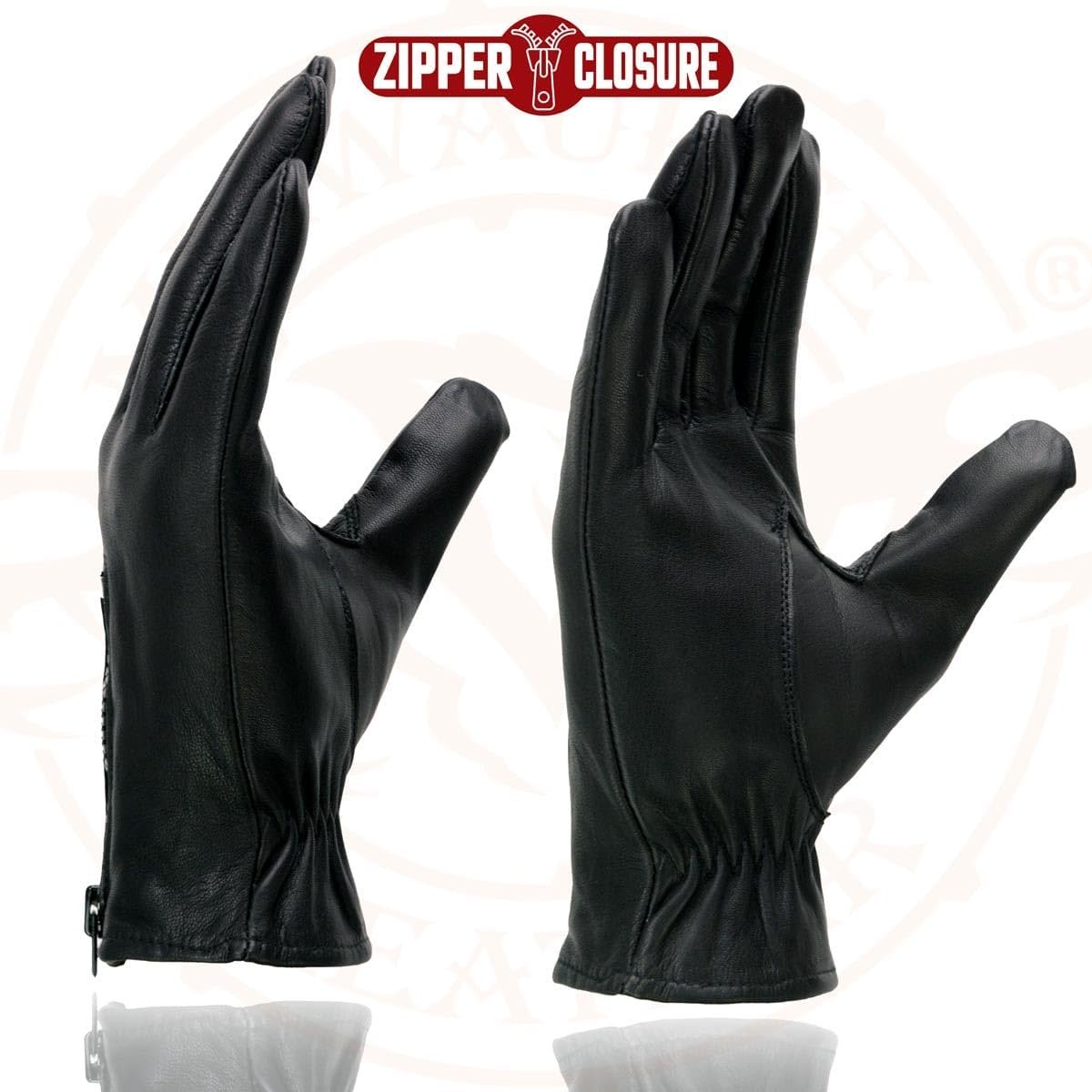 Milwaukee Men'S Driving Gloves with Zipper (Black, Xx-Large) image number 2
