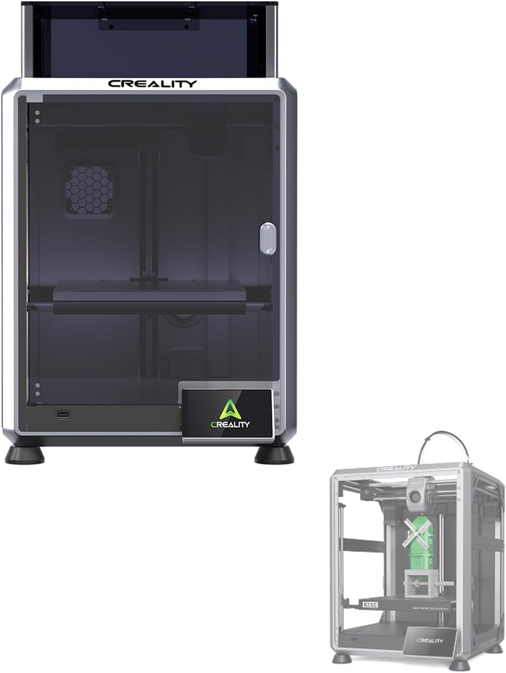 Creality Official K1 SE Enclosure, Transparent Constant Temperature Dustproof Tent with Noise Reduction for Creality K1 SE 3D Printer