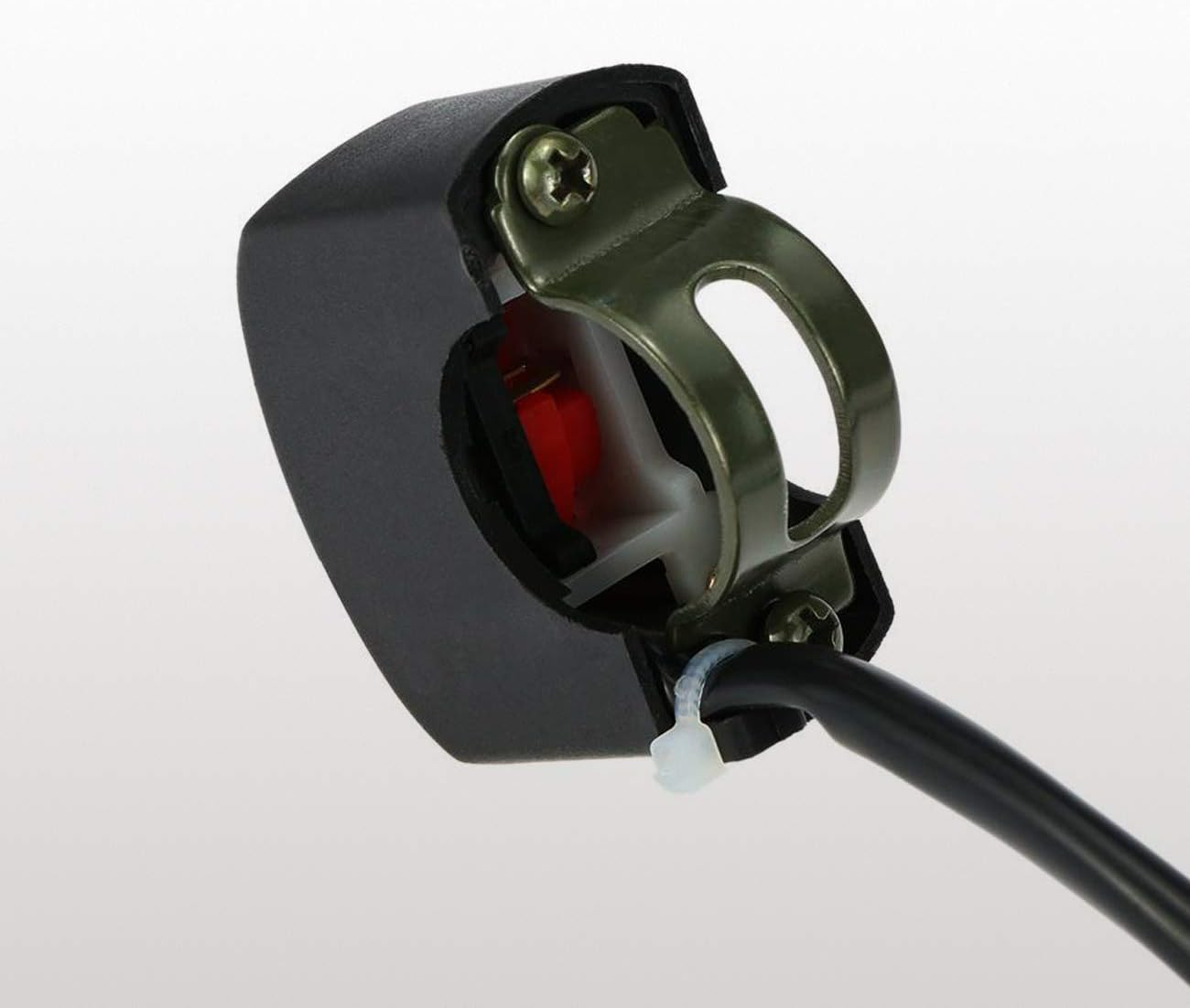 Motorcycle Light Handlebar Switch with on off Button Push Button Bicycle Motorcycle Tuning Part Toggle Switch for U5 U7 U2 LED Headlight Scooter Electrombile image number 3