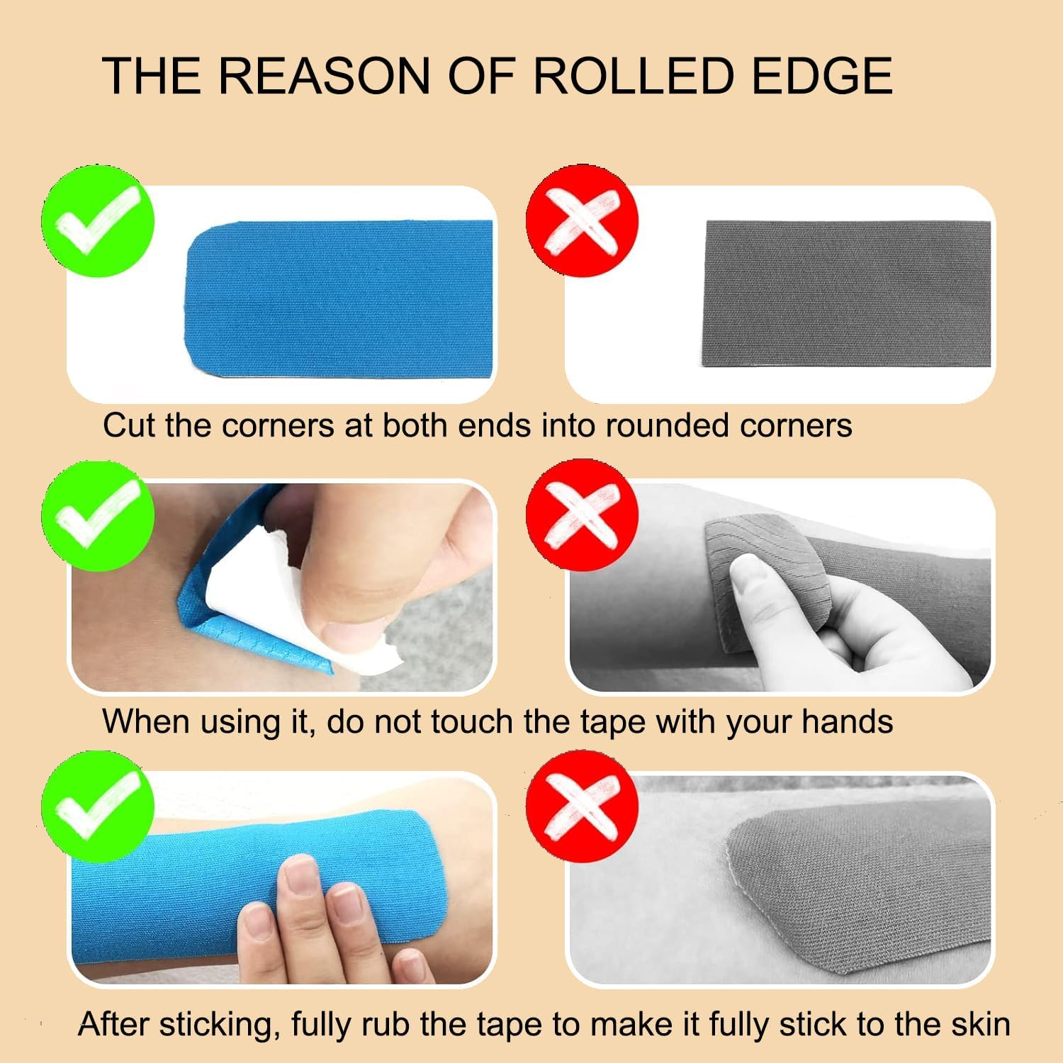 Athletic Sports Tape, Sports Tape Muscle Tape for Pain Relief, Muscle Support(4 Rolls Pack) (Pink) image number 3