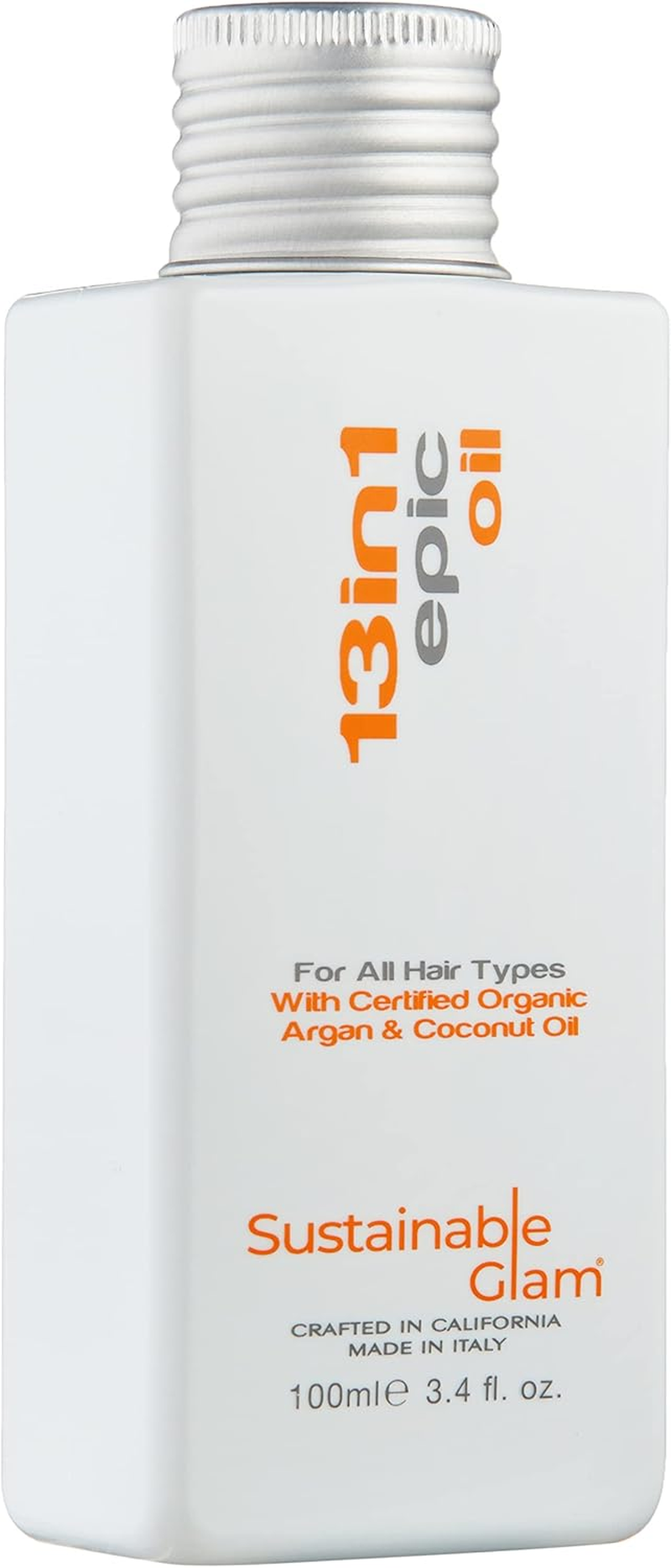 13In1 Epic Hair Oil with Argan & Coconut Oil - for All Hair Types - Vegan, Sulfate Free, Paraben Free image number 2