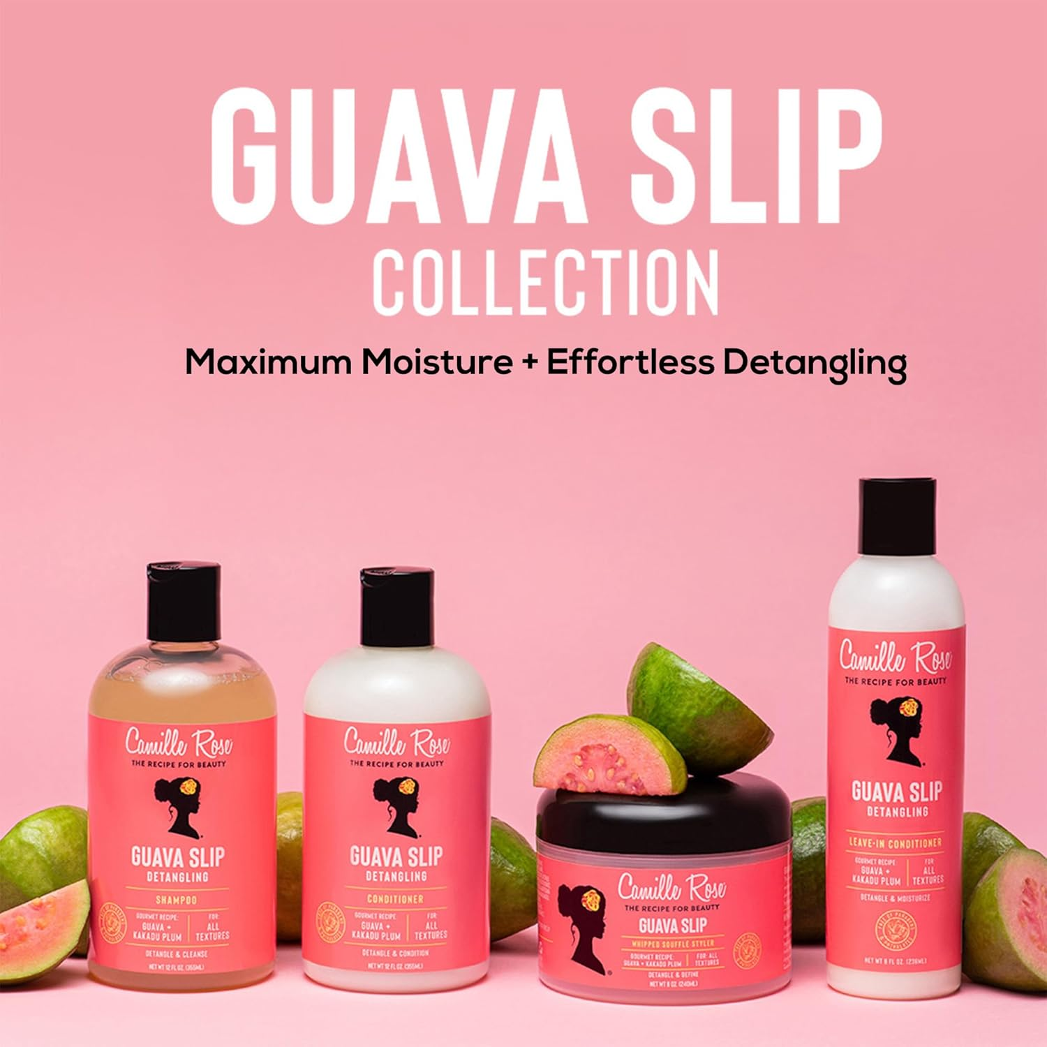 Camille Rose Guava Slip Leave-In Conditioner 236Ml(8Oz)