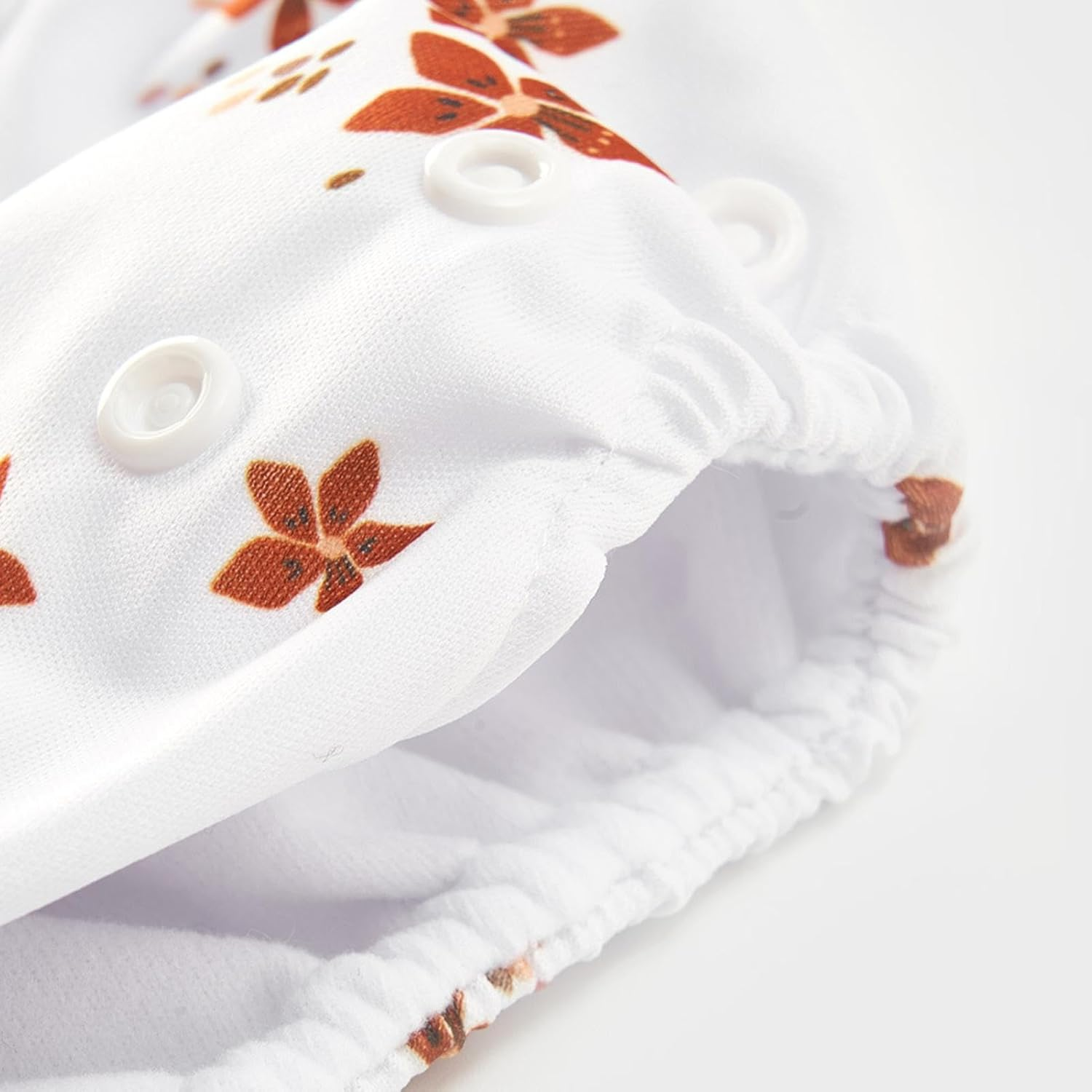 Cloth Diapers for Babies | Adjustable Washable Cloth Baby Diapers - 4X Absorbent Liners with 4 Inserts & 1 Wet Bag, Waterproof Cover for Toddler Boys Girls - A image number 4