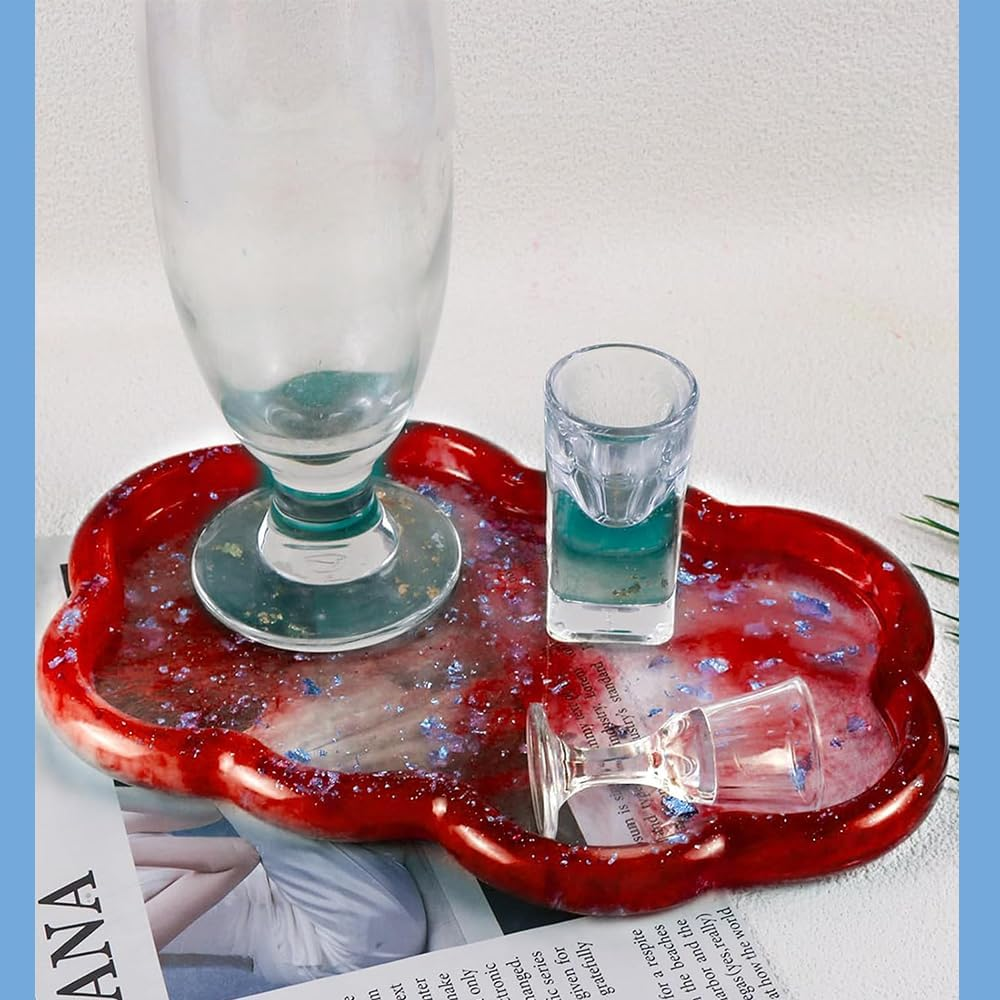 Cloud Shape Silicone Mold Tray, Resin Display Container, Trinket Storage Dish, Jewellery Holder, Decorative Vanity Plate image number 3