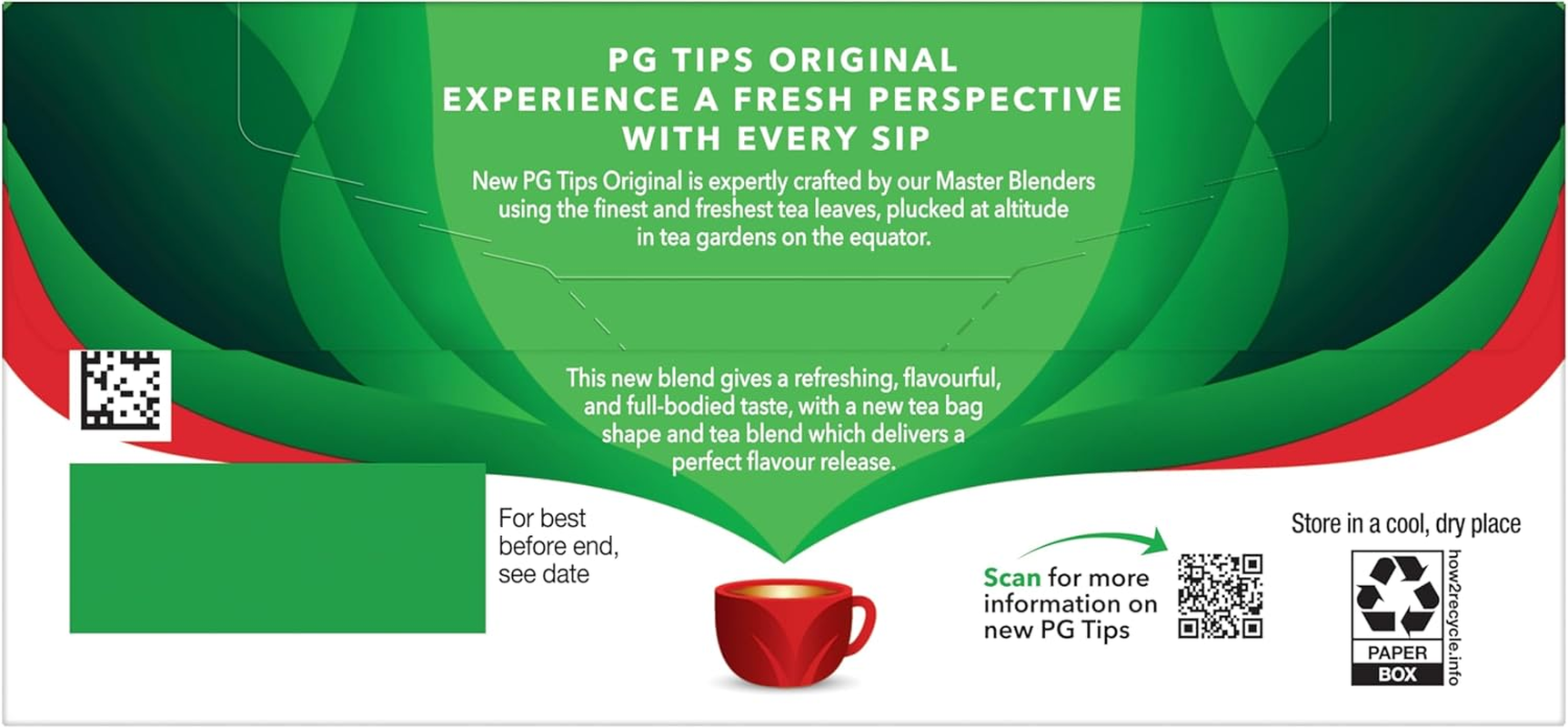 PG Tips 40 Teabags, 116G image number 3