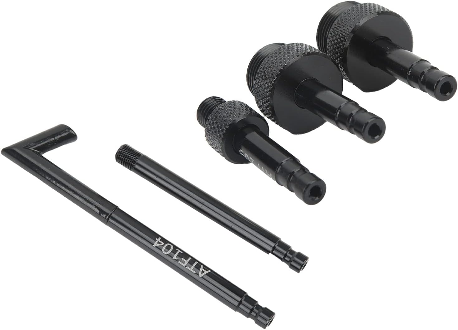 5Pcs ATF Filler Adapters Set, VAS6262-1, VAS6262-2, VAG1924-1, VAS5162-1, 722.9, ATF Automatic Transmission Fluid Oil Filler Adapters