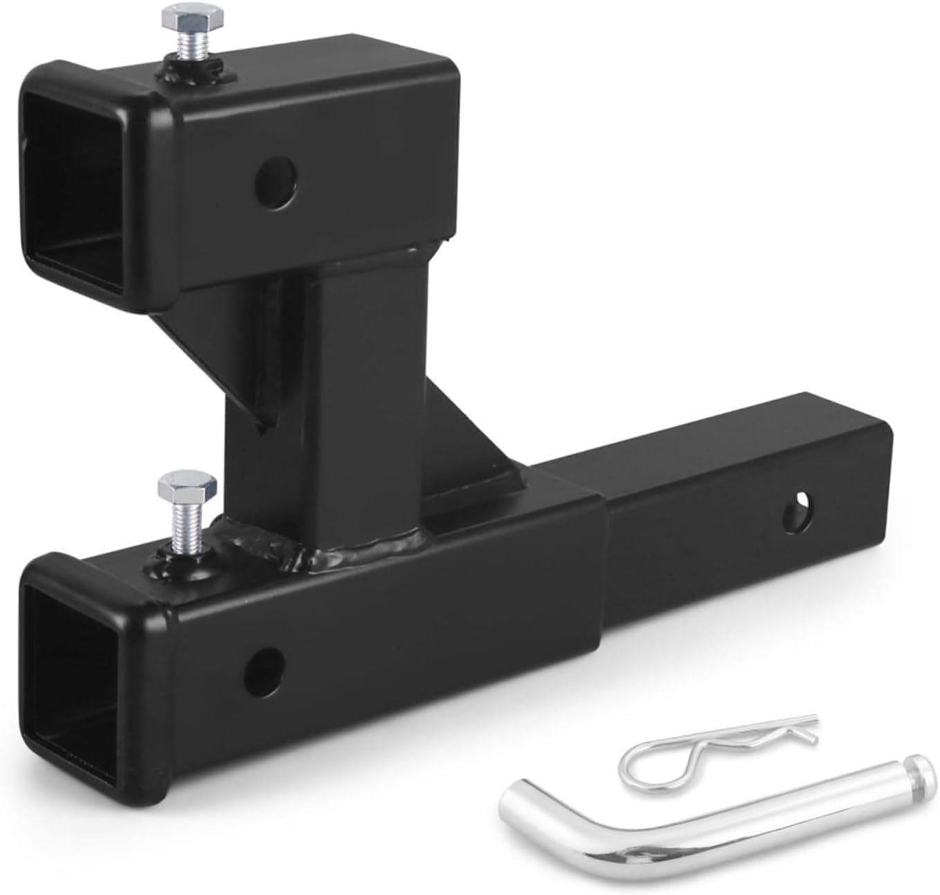 Dual Hitch Extension Fits for 2 Inch Receiver Extender to 10 Inch Length,Gtw 400LBS/6000LBS image number 2