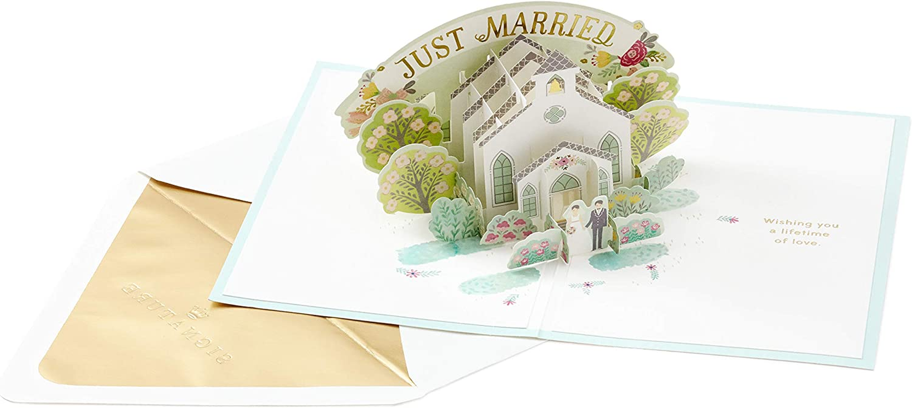 Hallmark Signature Paper Wonder Pop up Wedding Card (Happy Wedding Day) image number 6