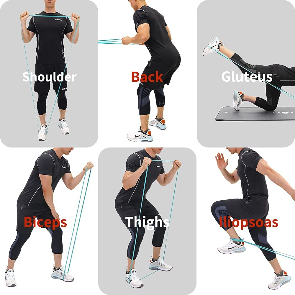 PROIRON Pull up Bands - 2025 Traditional Upgrade Resistance Band Assisted Power Bands for Workout, Yoga, Weightlifting, Physical Therapy, Rehab, Bench Press, Dead Lift, Improve Mobility and Strength - Green image number 2