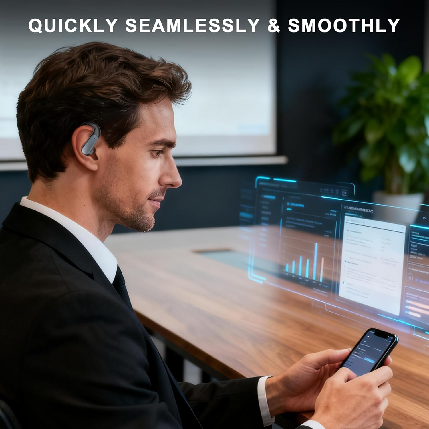 AI Translation Earbuds Real Time,Translation Earbuds with Audio and Video Calls,164 Language Translator Earbuds Audifonos Traductores Ingl&eacute;s Espa&ntilde;ol,Bluetooth Headphones for Business/Learning/Travel