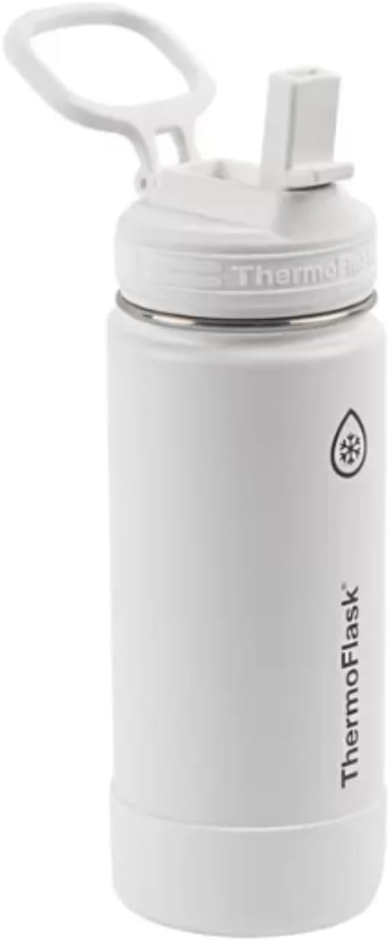 Thermoflask Set of 2 16 Oz Stainless Steel Bottles (White/Blue) image number 1