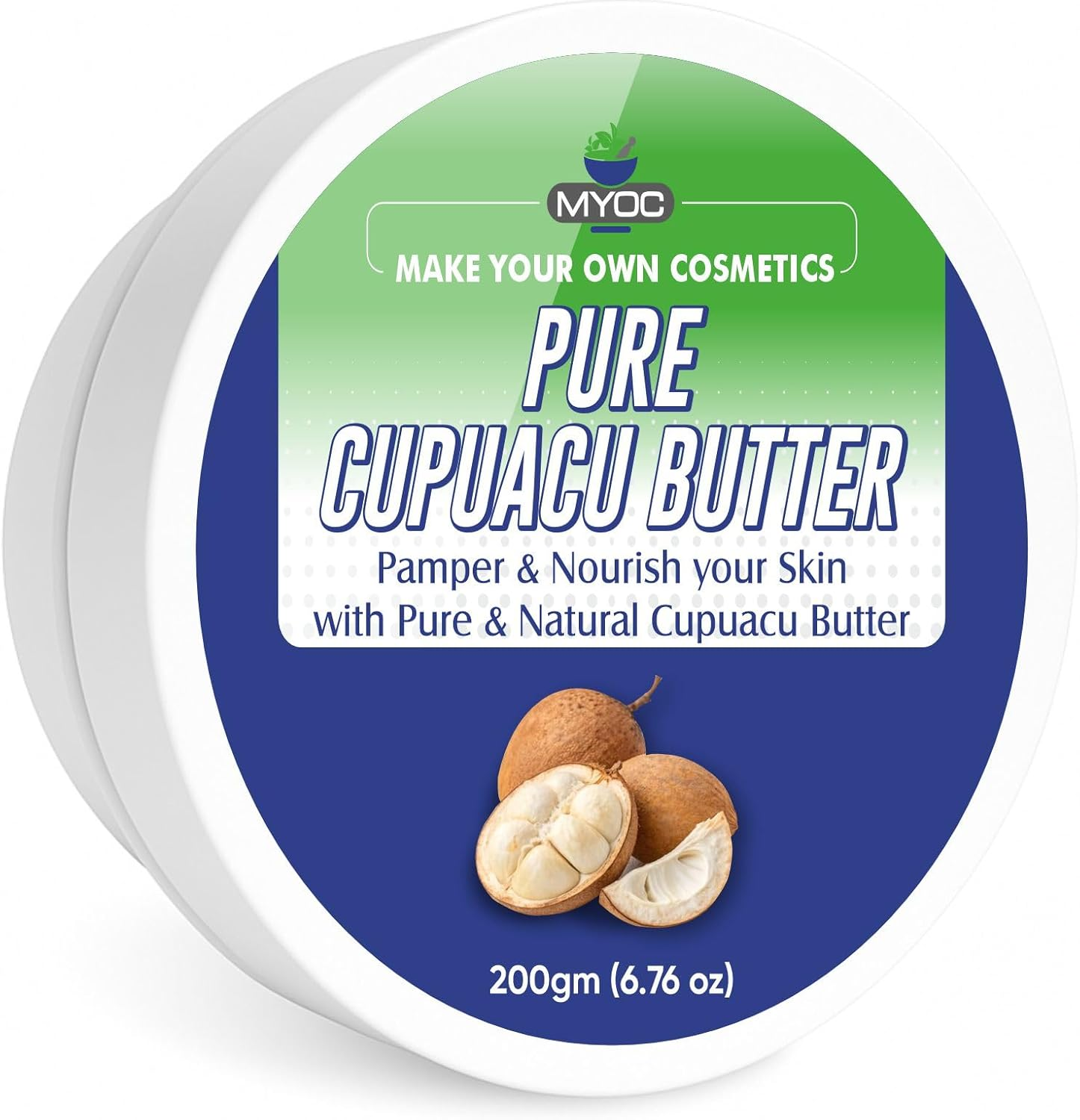 MYOC Cupuacu Butter &ndash; Natural Cosmetic Grade | Ideal for DIY Creams, Balms, Lotions, Soaps & Cosmetic Formulations | 200 G (7.05 Oz) image number 5