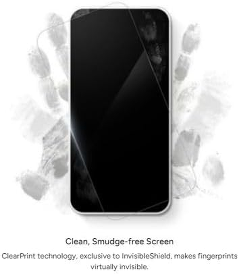ZAGG Invisibleshield Glass Elite Screen Protector for Google Pixel 8, Smooth Silky Feel, Smudge-Proof, Scratch Resistant, Anti-Microbial, Clear image number 4