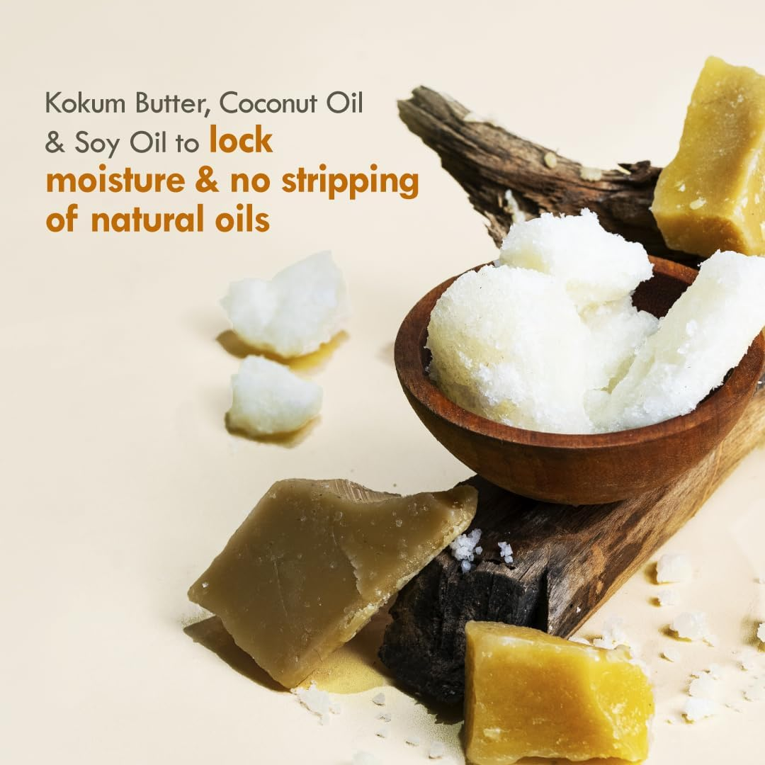 Nat Habit Healing Turmeric-Oats & Sacred Neem-Basil Butter Bath Soap, Anti-Bacterial with Cold Processed, Body Acne, Pimples & Tan Removal (125G X 2, Combo) image number 2