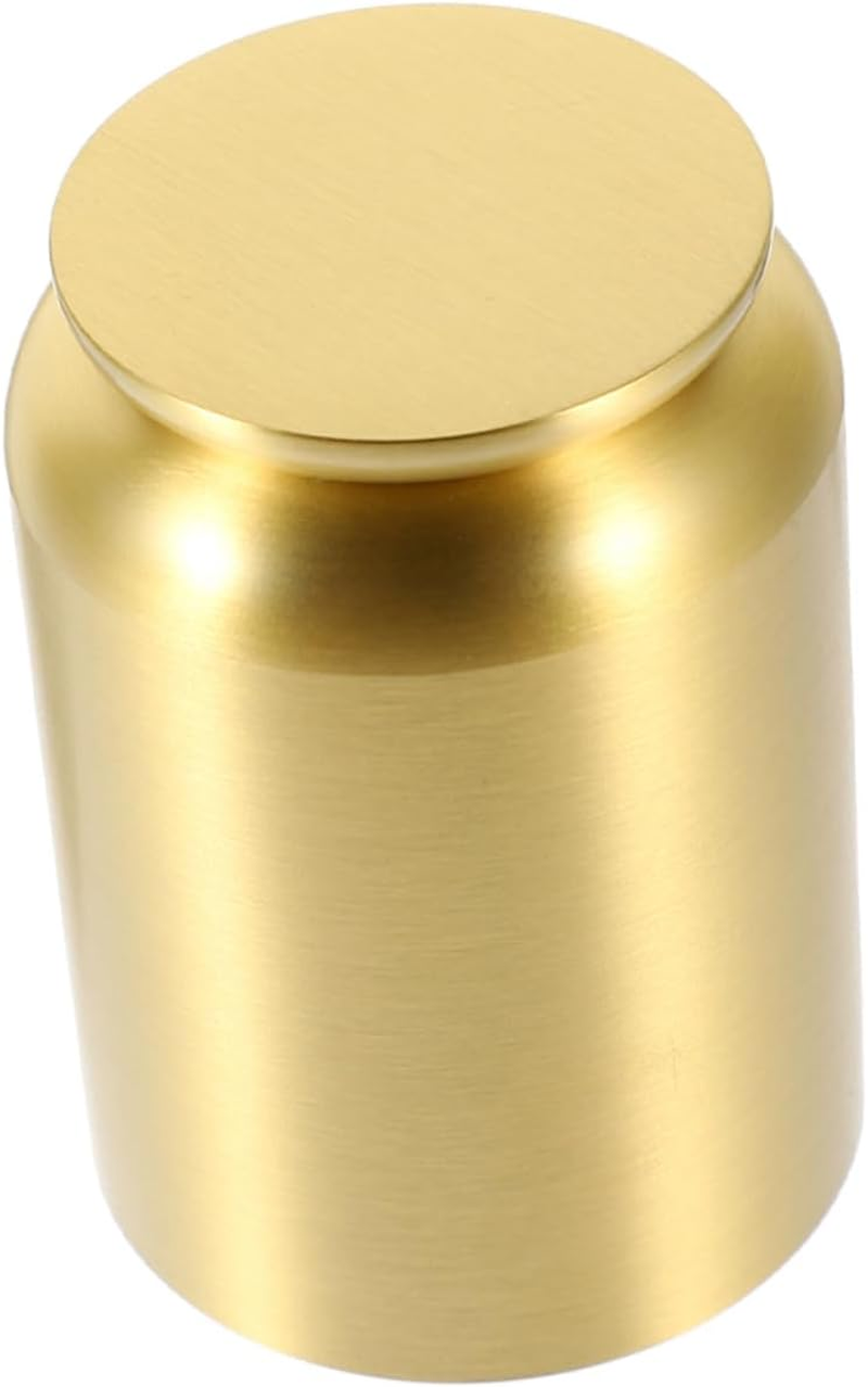 FOYTOKI Airtight Metal Tea Canister Portable Brass Tea Leaf Storage Tin Suitable for Home and Travel image number 2
