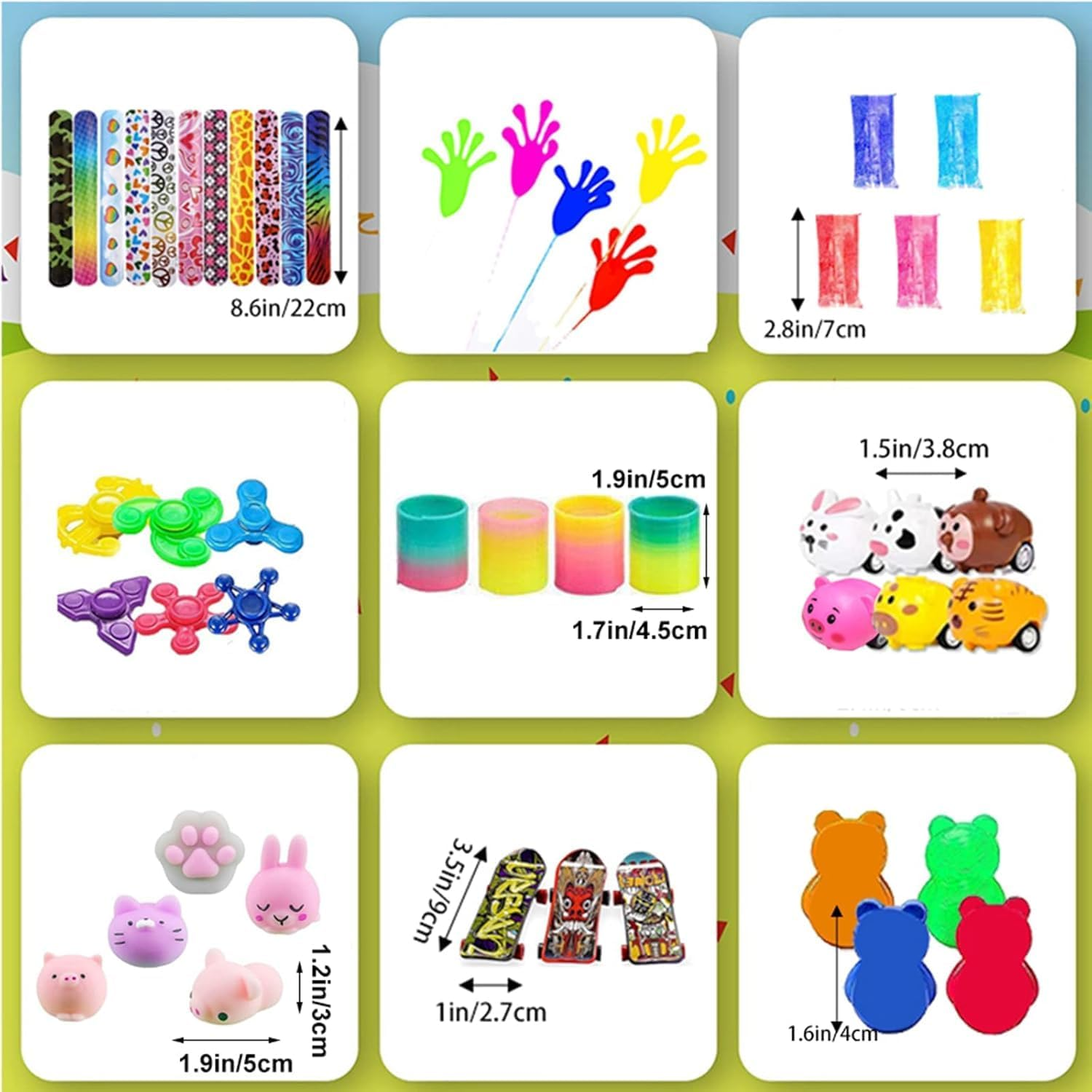 62 PCS Party Favours for Kids Prizes Box Toys, Goodie Bags Stuffers for Classroom Reward Prizes, Birthday Gifts Toys, Treasure Chest Toys, Carnival Prizes Christmas Gifts for Kids 3-5 6-8 8-12