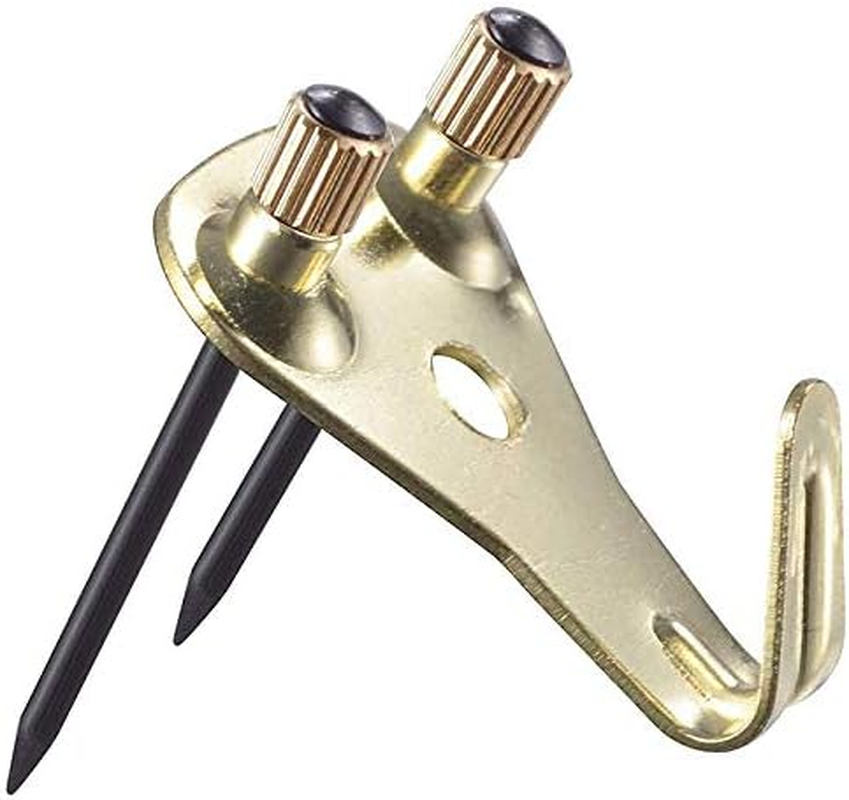 Veumoie 20 Pack 50 Lbs Picture Frame Hangers Hooks with Nails, Heavy Duty Plaster Wall Pro Photo/Heavy Mirror Hanging Kit