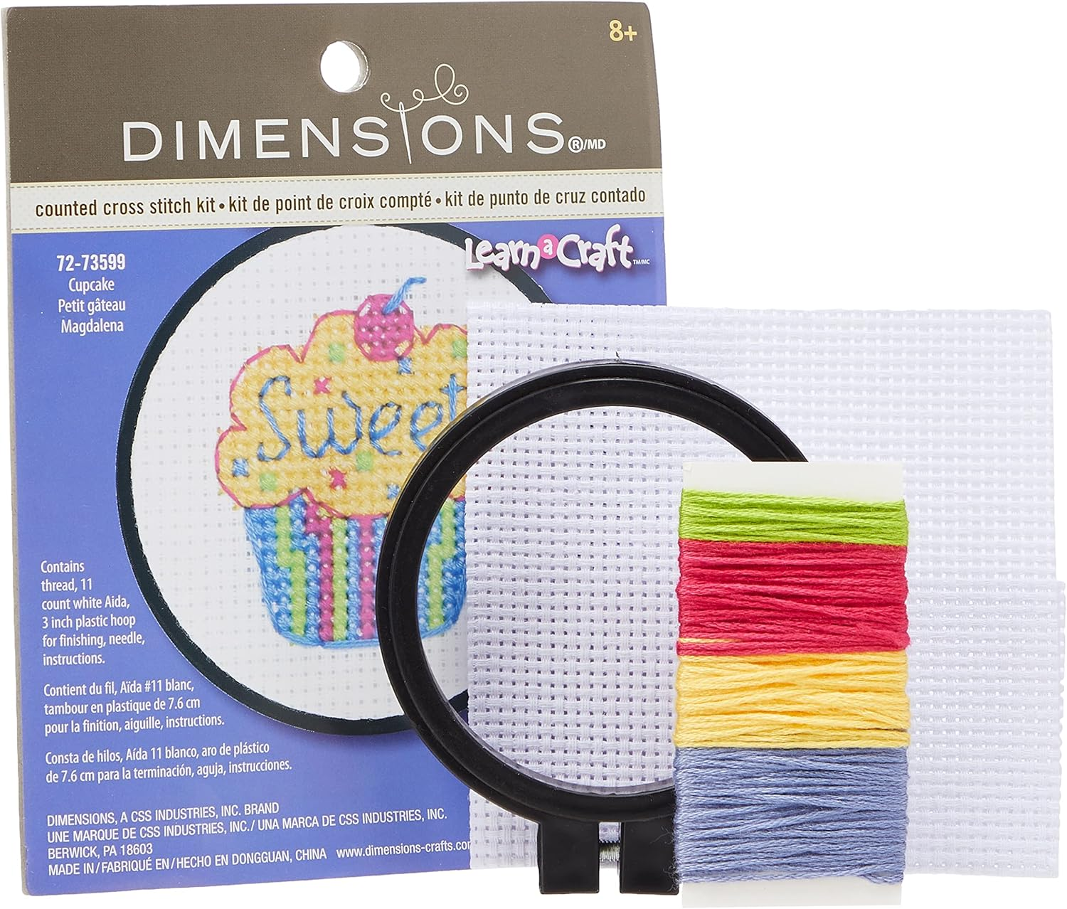 Dimensions Cupcake Lac Counted Cross Stitch Needlecraft image number 4