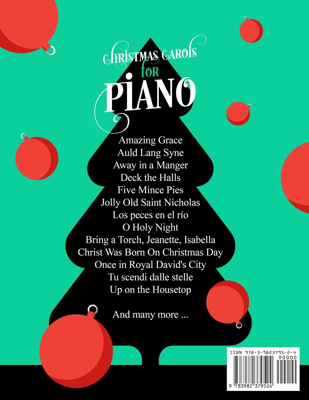 Christmas Carols for Piano. Beginner Christmas Sheet Music Book for Kids and Adults (+Free Audio) image number 5