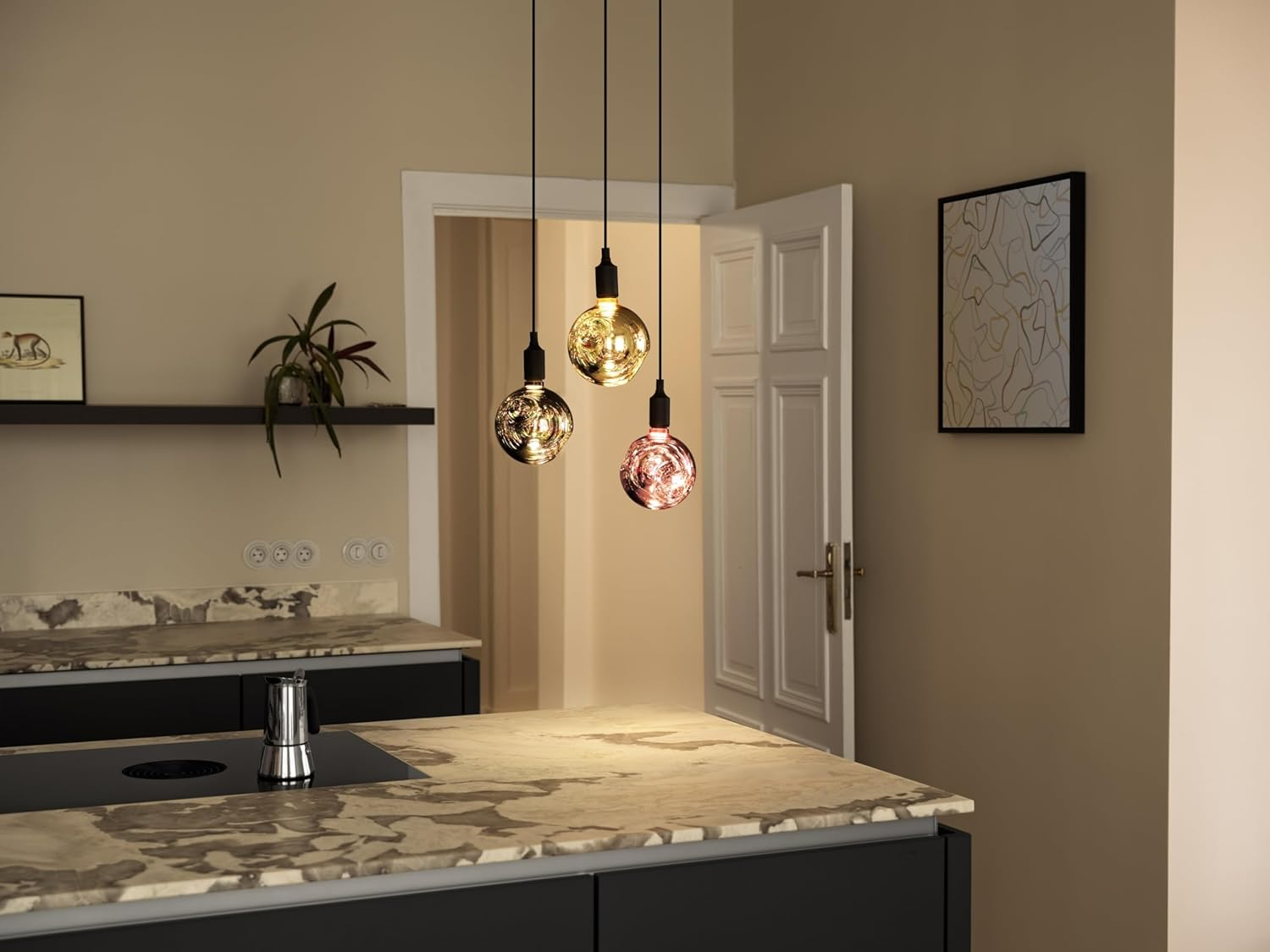 OSRAM Decorative LED Lamp in Electric Glass in Electric Glass Medium Rose