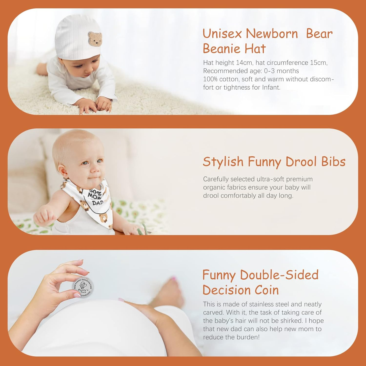 Suhctuptx New Mom Gifts for Women, Top Pregnancy Gifts for New Parents Gender Reveal Gifts with Mom and Dad Tumbler Set for First Time Moms, Expecting Parents to Be, Gender Reveal, Baby Shower&hellip;