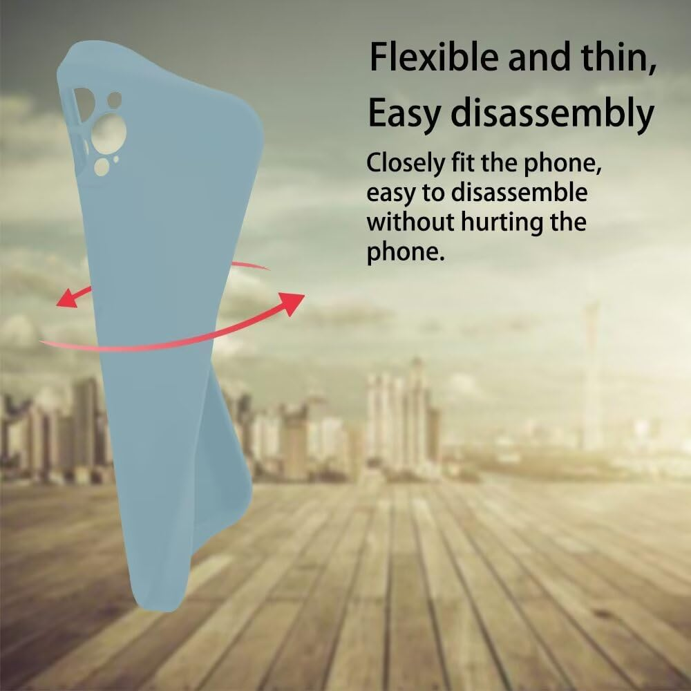 HONLEN Case for Oppo Reno14 5G / Oppo Reno 14 5G Protective Case, (6.59 Inches) Liquid TPU Silicone Mobile Phone Case with Drop Protection Silicone Cover Matcha Green image number 5