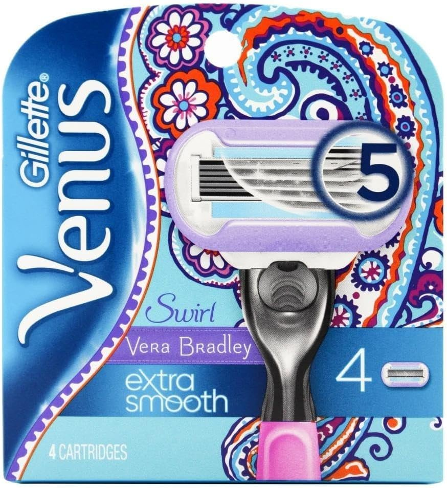 Gillette Venus Swirl Extra Smooth 5 Blades Cartridges (Pack of 4) image number 3