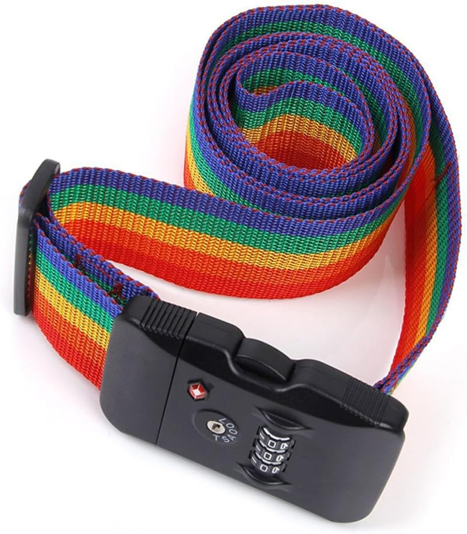 GALPADA Password Luggage Strap Lock Secure Luggage Safe Strap for Suitcase and Bag Security image number 1