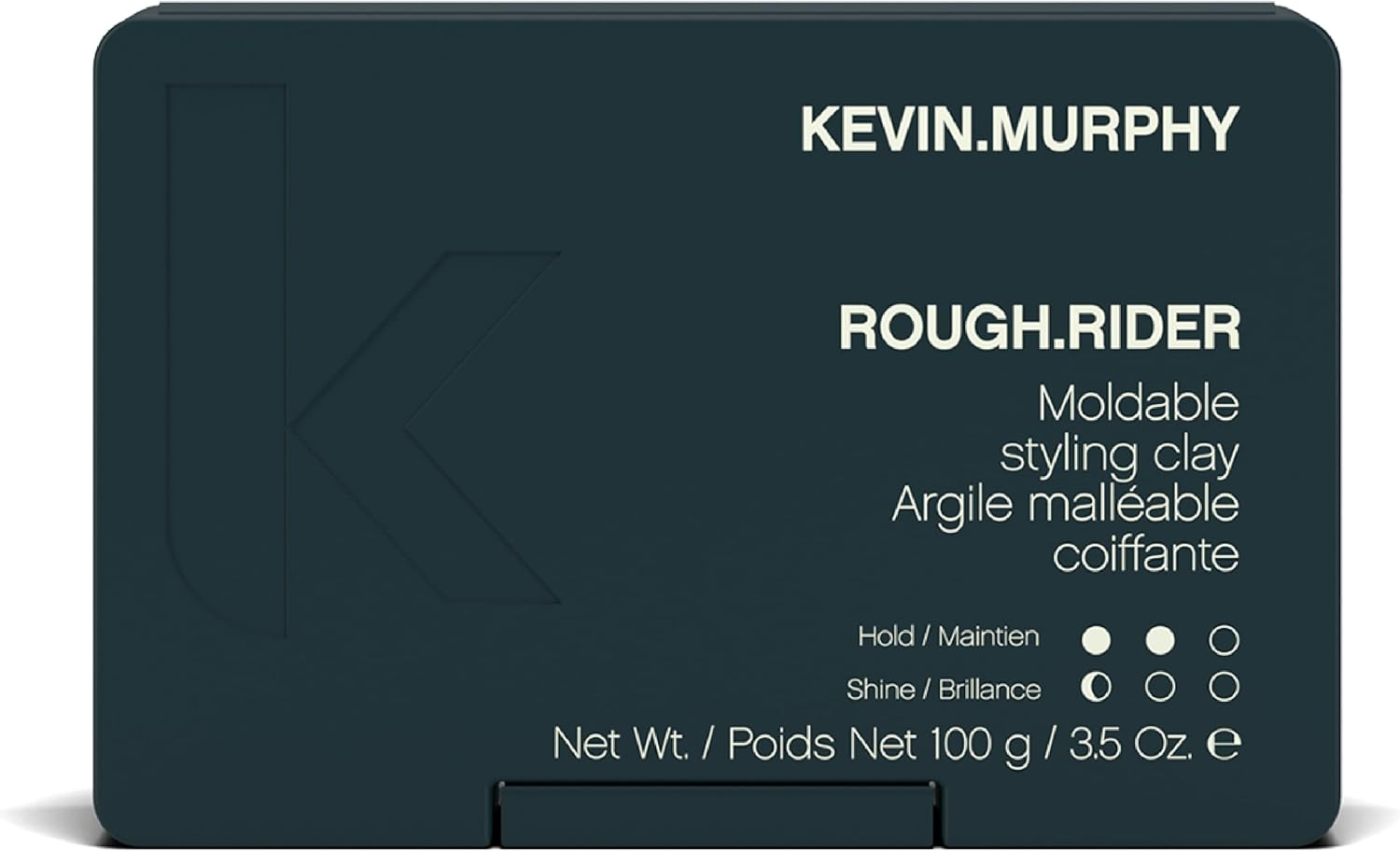 KEVIN.MURPHY ROUGH.RIDER Hair Clay Styling - for All Hair Types/Strong Hold Hair Paste - Sulphate Free Matte Finish Hair Styling with Bamboo & Soybean Extracts - 100 Ml image number 5