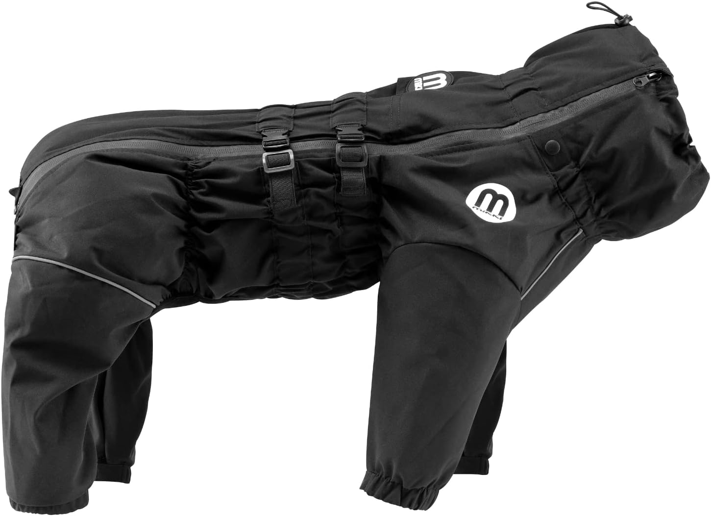 Mikki Doodles Dog Raincoat, Waterproof, Windproof, Silky Lining, Less Friction Means Less Knots & Tangles, Size Large C image number 3