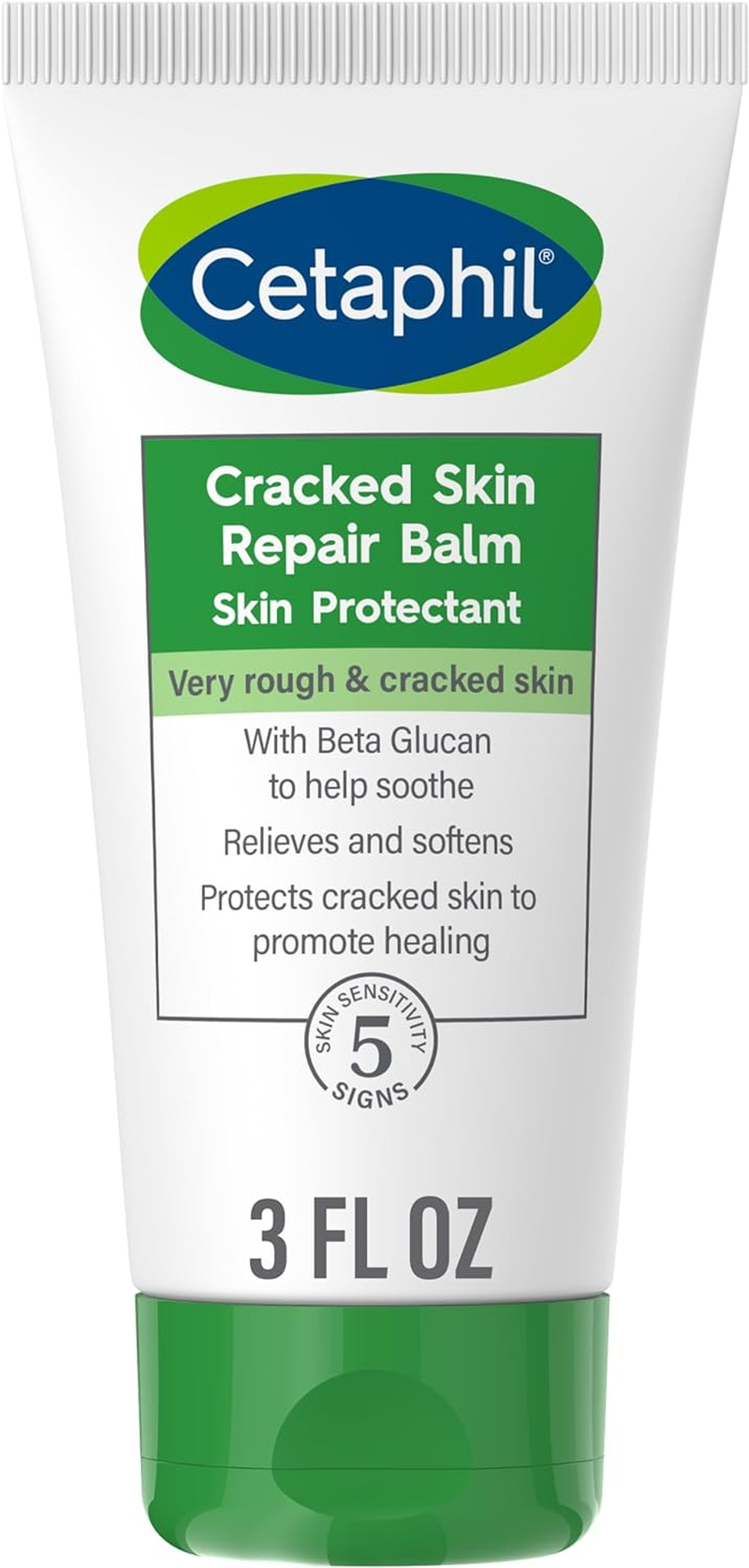 CETAPHIL Cracked Skin Repair Balm | 3 Oz | for Very Rough & Cracked, Sensitive Skin | Protects, Soothes and Restores Deeper Cracks | Hypoallergenic | Fragrance Free | Dermatologist Recommended image number 5