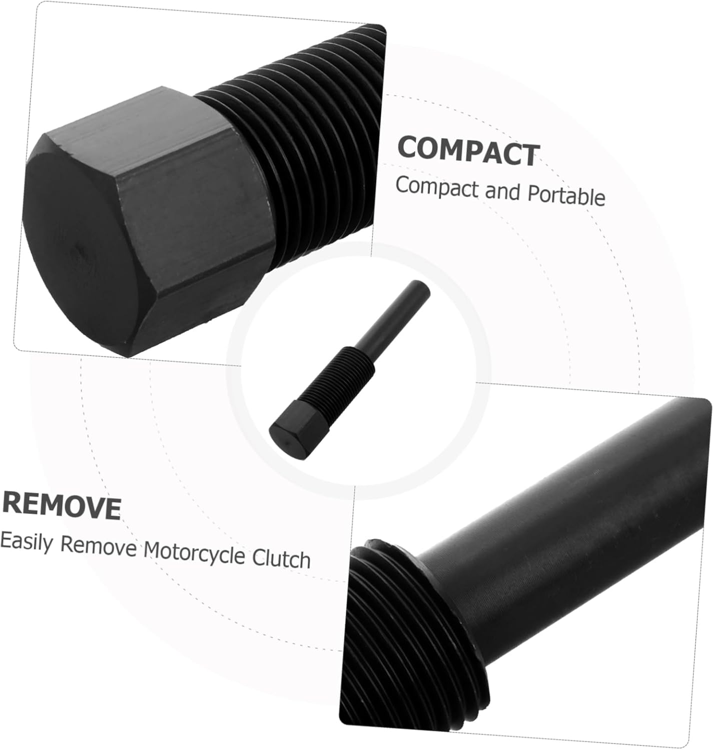 BUGUUYO Motorcycle Secondary Clutch Puller Tool for Efficient Engine Maintenance Design for Easy Removal Lightweight and Portable Mechanic Repair Equipment