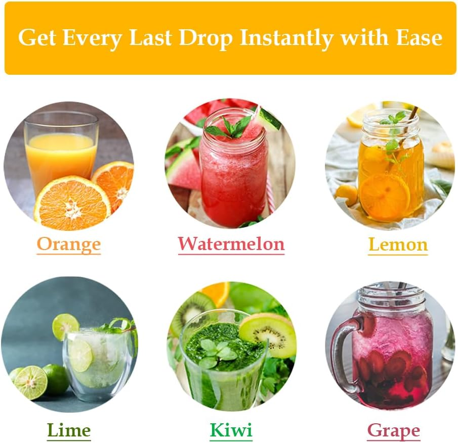 Lemon Squeezer Juicer, Stainless Steel Handheld Lime Juicer, Manual Hand Citrus Press Bar Tool with Zester image number 1