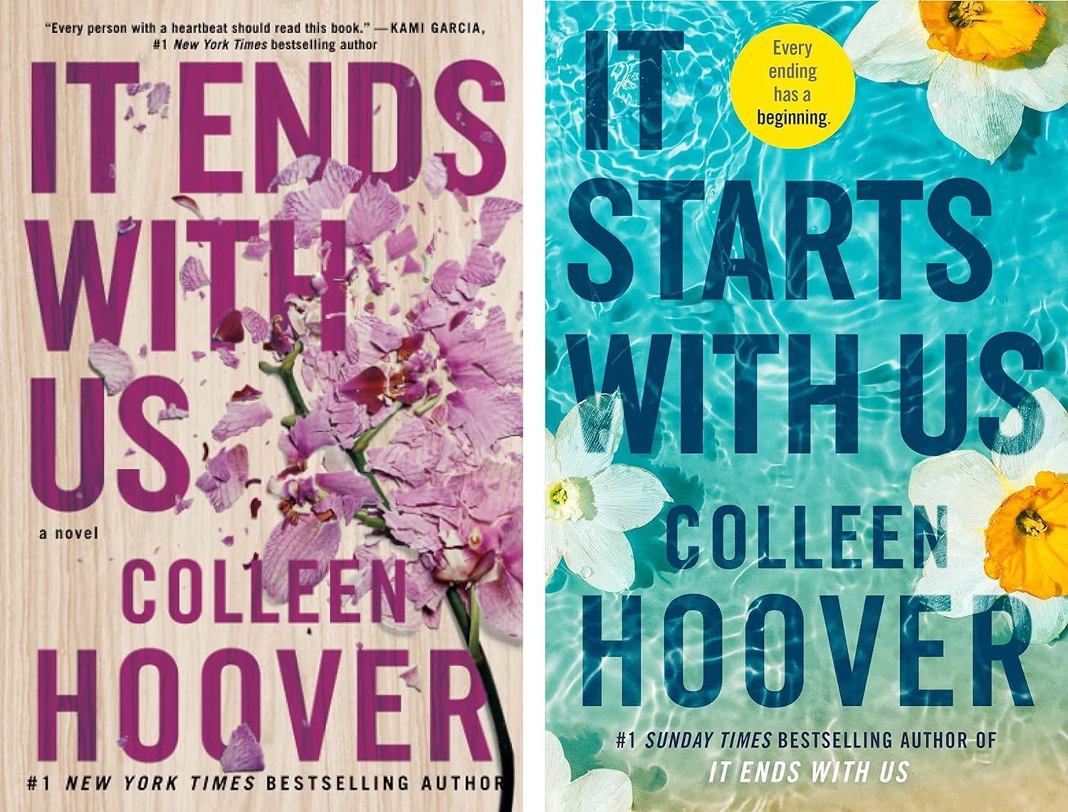 It Ends with Us 2 Books Series by Colleen Hoover [It Ends with Us and It Starts with Us] image number 1