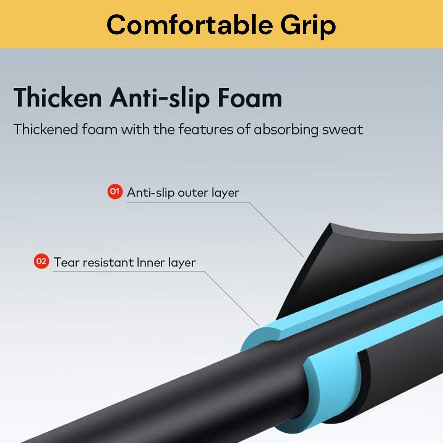 Spendeal Pull up Bar for Doorway, No Screws Adjustable Chin up Bar 72&ndash;97Cm with Locking System & Level Meter, Home Gym Strength Training Bar for Upper Body Workout, Fitness Exercise, 150Kg Load Capacity image number 5