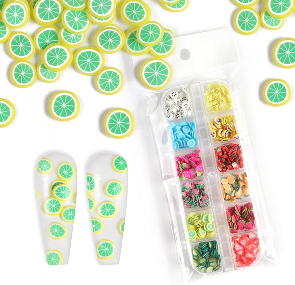 MISHITI Fruit Soft Polymer Clay Discs UV Epoxy Resin Mould Filler Nail Art Decoration image number 4