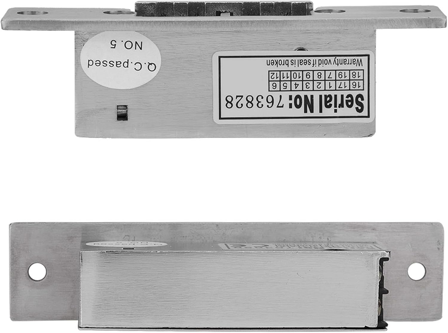 Electric Strike Door Lock, Adjustable Narrow Type Lock with Double Unlock Mode, Access Control, Embedded Installation, for Home Office Building image number 6