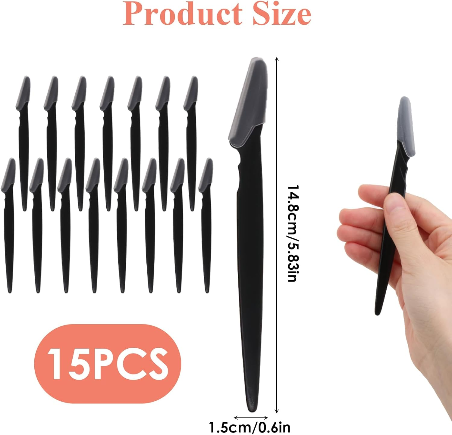 15Pcs Eyebrow Razors, Face Razors Multipurpose, Facial Hair Removal Tools for Women, Eyebrow Trimmers Shaver, Effortless Shaving Tools for Smooth, Women'S Razor & Flawless Skin image number 1