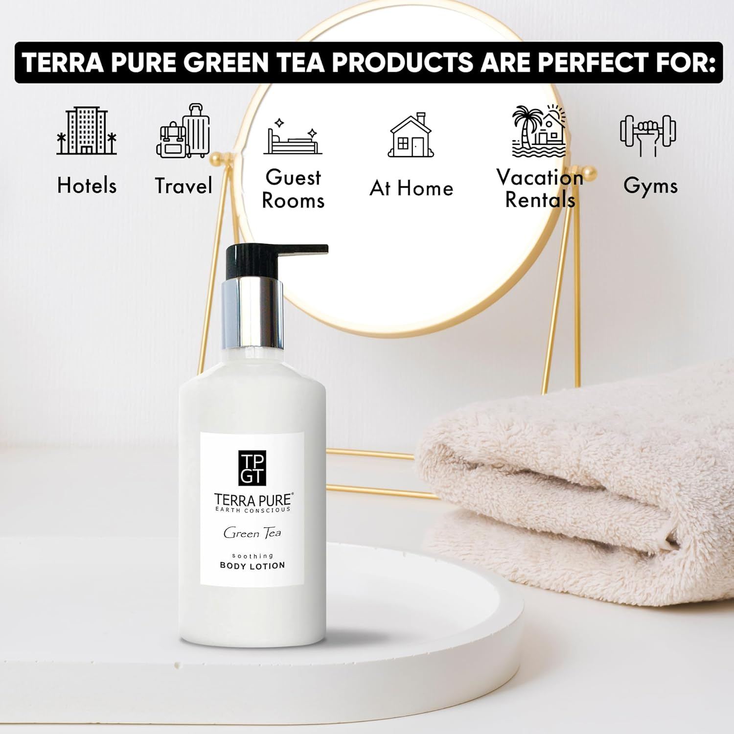 (Lotion) - Terra Pure Lotion, Retail Size Hotel Amenities, 300Ml (Single) image number 2