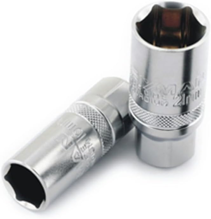 Fixman 1/2-Inch Drive Spark Plug Socket, 21 Mm Size