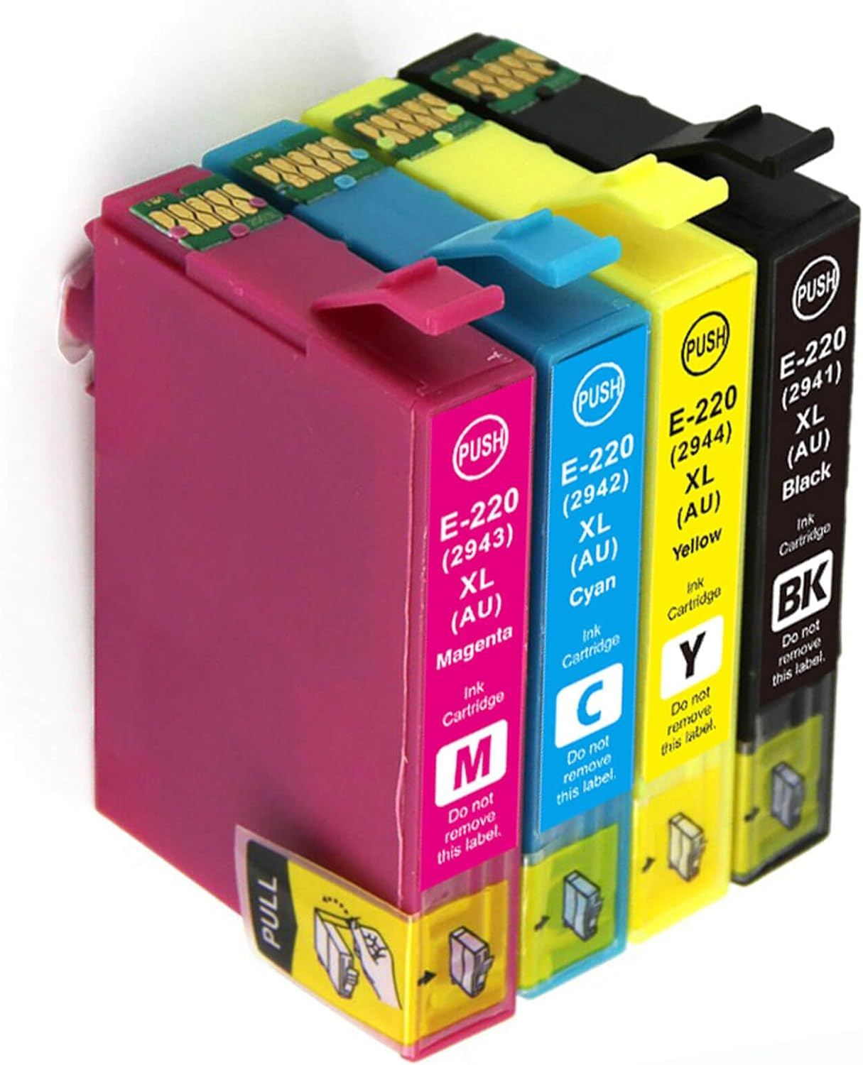 Compatible Ink for Epson 220XL for Epson Expression Home XP-220 XP-320 XP-324 XP-420 Workforce WF-2630 WF-2650 WF-2660 WF-2750 WF-2760 (1BK,1C,1M,1Y) 4 Pack image number 6